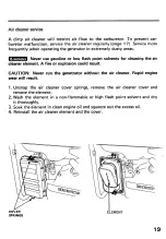 Предварительный просмотр 21 страницы Honda EB2200X Owner'S Manual