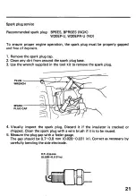 Предварительный просмотр 23 страницы Honda EB2200X Owner'S Manual