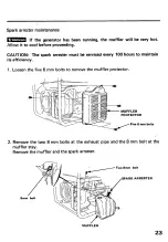 Предварительный просмотр 25 страницы Honda EB2200X Owner'S Manual