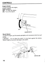 Предварительный просмотр 12 страницы Honda EB2500X Owner'S Manual