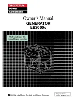 Предварительный просмотр 1 страницы Honda EB3000c Owner'S Manual