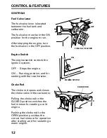 Предварительный просмотр 14 страницы Honda EB3000c Owner'S Manual