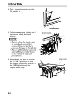 Предварительный просмотр 26 страницы Honda EB3000c Owner'S Manual