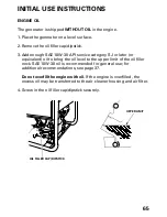 Предварительный просмотр 67 страницы Honda EB3000c Owner'S Manual