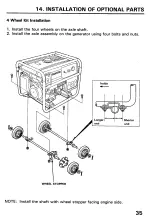 Preview for 37 page of Honda EB3500X Owner'S Manual