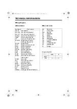 Предварительный просмотр 76 страницы Honda EB4000 Owner'S Manual