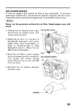 Предварительный просмотр 41 страницы Honda EB5000X Owner'S Manual