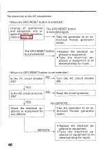 Предварительный просмотр 48 страницы Honda EB5000X Owner'S Manual