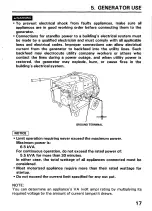 Предварительный просмотр 19 страницы Honda EB6500 Owner'S Manual