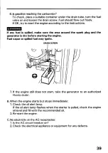 Предварительный просмотр 41 страницы Honda EB6500 Owner'S Manual