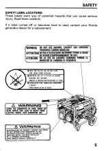 Предварительный просмотр 7 страницы Honda EB6500SX Owner'S Manual