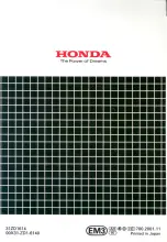 Preview for 59 page of Honda EB6500SX Owner'S Manual