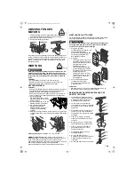 Предварительный просмотр 31 страницы Honda ECM2800 Owner'S Manual