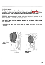 Preview for 22 page of Honda EG1000Z Owner'S Manual