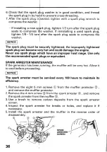 Предварительный просмотр 38 страницы Honda EG3500X Owner'S Manual