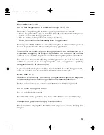 Предварительный просмотр 7 страницы Honda EG3600CL Owner'S Manual