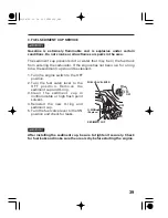 Предварительный просмотр 41 страницы Honda EG3600CL Owner'S Manual