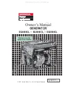 Honda EG4000CL Owner'S Manual предпросмотр