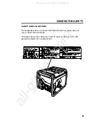 Предварительный просмотр 11 страницы Honda EG4000CL Owner'S Manual