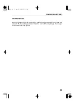 Preview for 41 page of Honda EG5000X Owner'S Manual