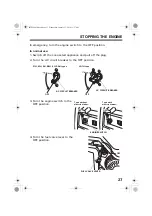 Предварительный просмотр 30 страницы Honda EG6500CXS Owner'S Manual