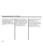 Preview for 263 page of Honda Element 2007 Online Reference Owner'S Manual