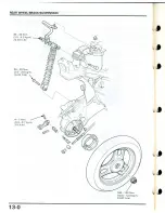 Предварительный просмотр 127 страницы Honda Elite 50 1987 Service Manual