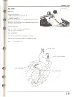 Предварительный просмотр 19 страницы Honda Elite 50 LX Service Manual