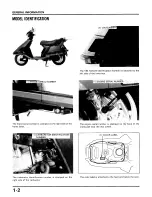 Предварительный просмотр 3 страницы Honda Elite CH 150 H Service Manual