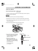 Предварительный просмотр 51 страницы Honda EM10000 Owner'S Manual