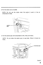 Предварительный просмотр 12 страницы Honda EM1800 Owner'S Manual