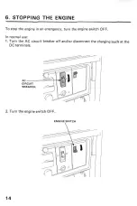 Предварительный просмотр 17 страницы Honda EM1800 Owner'S Manual