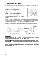 Предварительный просмотр 18 страницы Honda EM2300 Owner'S Manual