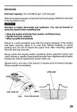 Предварительный просмотр 27 страницы Honda EM3000c Owner'S Manual