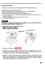 Предварительный просмотр 47 страницы Honda EM3000c Owner'S Manual