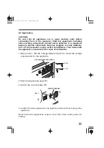 Предварительный просмотр 34 страницы Honda EM3100CX Owner'S Manual