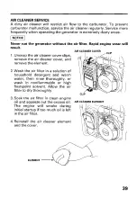 Предварительный просмотр 41 страницы Honda EM3500SX Owner'S Manual