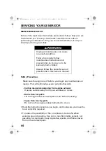 Preview for 46 page of Honda EM4000SX Owner'S Manual