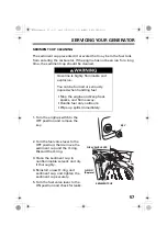 Preview for 59 page of Honda EM4000SX Owner'S Manual