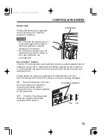 Предварительный просмотр 15 страницы Honda EM5000is Owner'S Manual