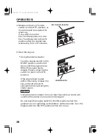 Предварительный просмотр 30 страницы Honda EM5000is Owner'S Manual