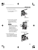 Предварительный просмотр 31 страницы Honda EM5000is Owner'S Manual