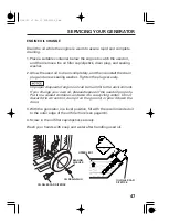 Предварительный просмотр 49 страницы Honda EM5000is Owner'S Manual