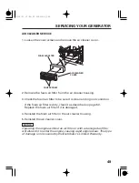 Предварительный просмотр 51 страницы Honda EM5000is Owner'S Manual