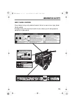 Предварительный просмотр 13 страницы Honda EM5000SX Owner'S Manual