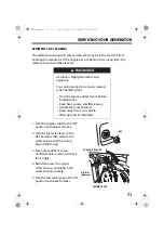 Предварительный просмотр 73 страницы Honda EM5000SX Owner'S Manual