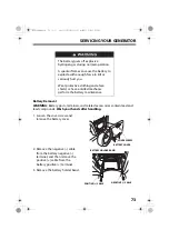 Предварительный просмотр 75 страницы Honda EM5000SX Owner'S Manual