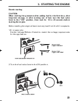 Предварительный просмотр 24 страницы Honda EM50is Owner'S Manual