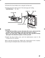 Предварительный просмотр 48 страницы Honda EM50is Owner'S Manual