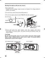 Предварительный просмотр 65 страницы Honda EM50is Owner'S Manual